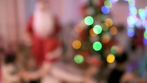 Blurred background. Children's holiday. Stock Footage 84563313