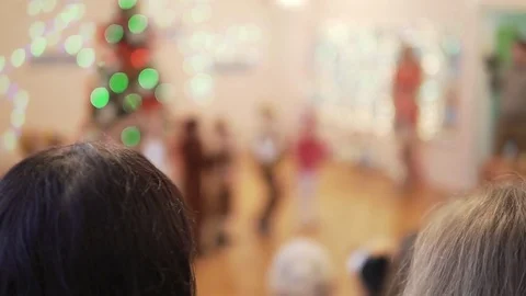 Blurred background. Children's holiday. Stock Footage 84563735
