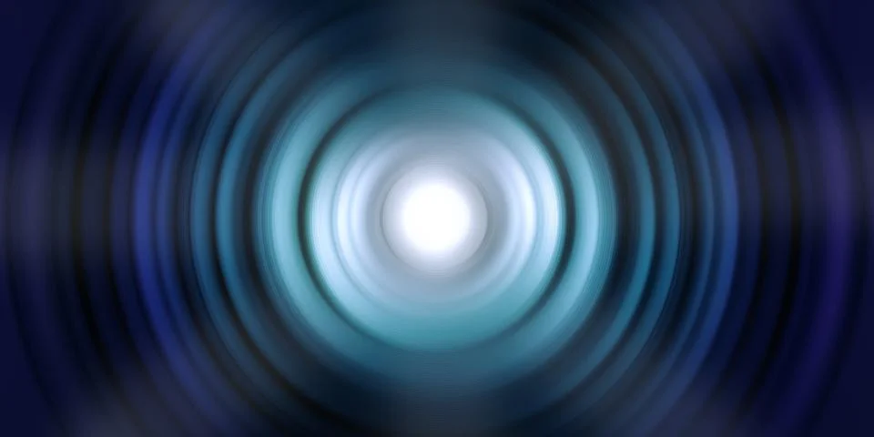 Blurred background circles of the wave gradient. Stockillustratie