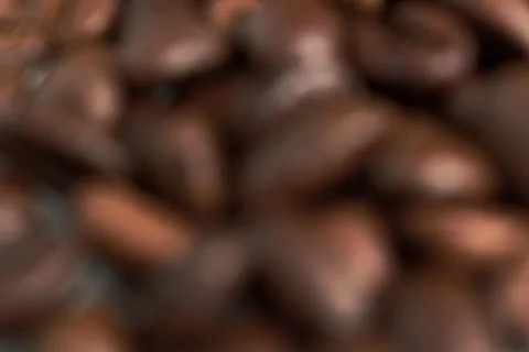 Blurred background of coffee beans 스톡 사진