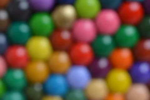 Blurred background of colored pencils Stock Photos