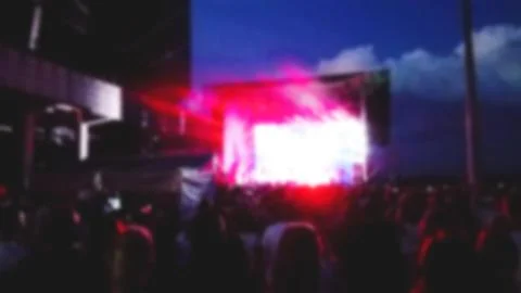 Blurred background with concert Stock Photos
