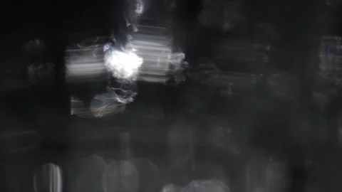 Blurred background of crystal lights in the dark Видео 318591220