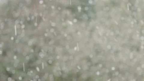 Blurred background of falling snow Video stock 151791422