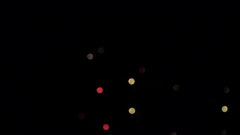 Blurred background. festive fireworks in the night sky close up Stock Footage 137330588