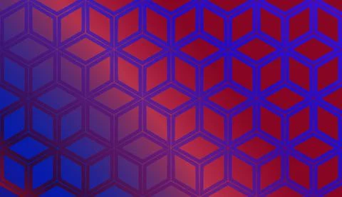 Blurred Background. Futuristic Template. Original Interior Background In Tria Stock-Illustration