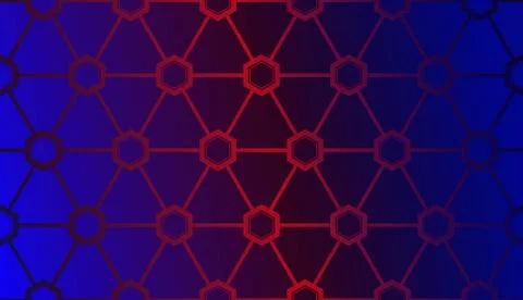 Blurred Background. Futuristic Template. Original Interior Background In Tria Stock-Illustration