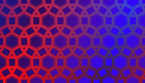 Blurred Background. Futuristic Template. Original Interior Background In Tria Stock-Illustration