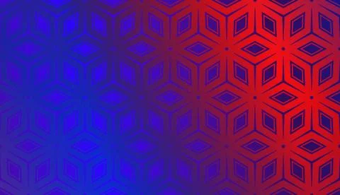Blurred Background. Futuristic Template. Original Interior Background In Tria Stock-Illustration