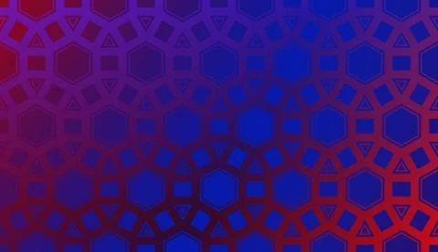 Blurred Background. Futuristic Template. Original Interior Background In Tria Stock-Illustration