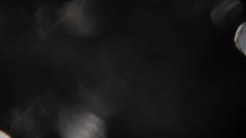 Blurred background with glowing lights overlay Vidéo 318365522