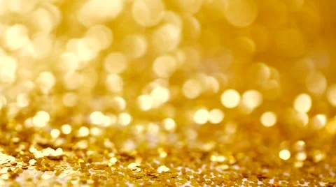 Blurred background with gold glitter Stock Footage 57525721
