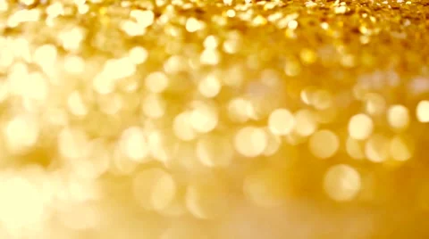 Blurred background with gold glitter Stock Footage 57525724