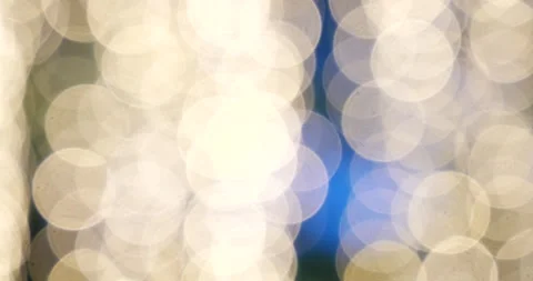Blurred background golden glitter shiny sparkling banner. Happy Holidays backgro Vidéo 232283987