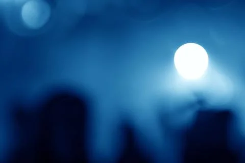 Blurred background of light spots Stock Photos