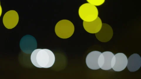 Blurred background lights of road vehicles, shot on RED EPIC Stock Footage 53005671