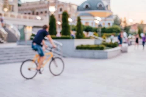 Blurred background of man Stock Photos