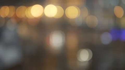 Blurred background of a night city Stock Footage 73433389