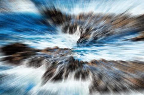 Blurred background ocean. Stock Photos