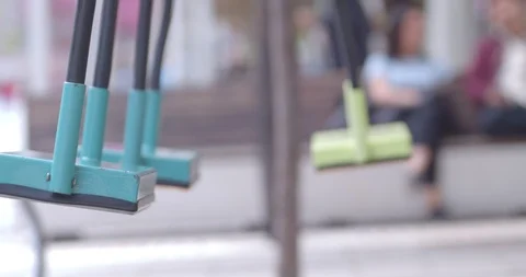 Blurred background of people playing  库存影片 115135223
