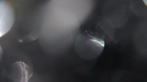 Blurred background of rainbow lights glowing in the dark Stock Footage 318835530