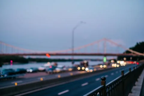 Blurred background of road Stock Photos