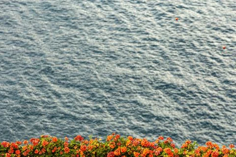 Blurred background of the sea Stock Photos