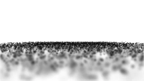 Blurred background with shiny snowflakes Stock Footage 134034242
