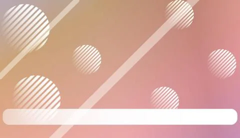 Blurred Background, Smooth Gradient Texture Color with Line, Circle. For Brig Stock Illustration