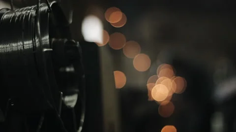 Blurred background with sparks from the welding machine in the workshop. Focus Stock Footage 135744445