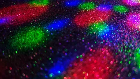 Blurred background of swirling ball of light and music Stock Footage 163745310