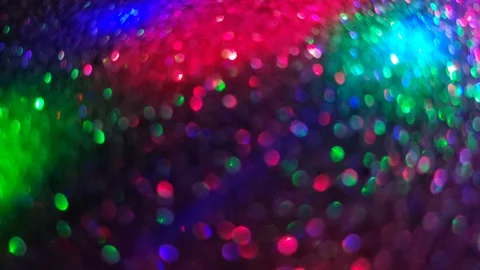 Blurred background of swirling ball of light and music Stock Footage 163745395
