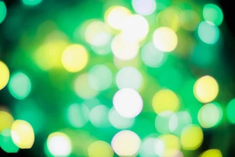 Blurred background, texture for design, advertising banner, green bokeh backg Foto stock