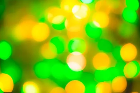 Blurred background, texture for design, advertising banner, green bokeh backg Stock Photos