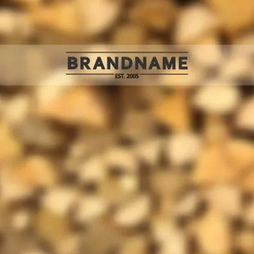 Blurred background vector of stacked fire wood Stock Illustration