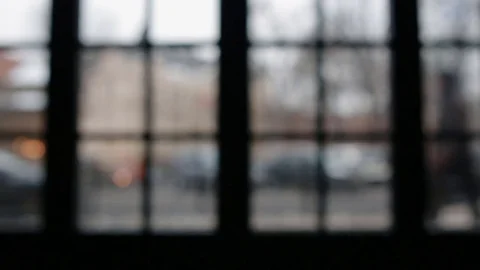 Blurred background with walking people Stock Footage 75708135