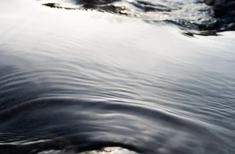 Blurred background, water surface close-up, beautiful abstract background, fa Stock Photos