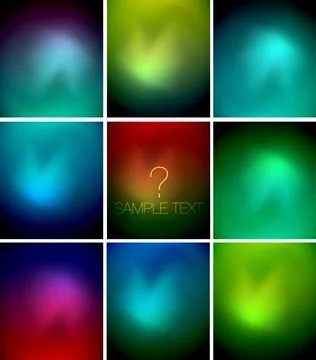 Blurred backgrounds Stock Illustration
