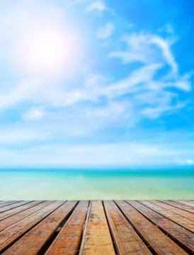 Blurred beautiful beach  Stock Photos