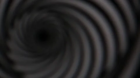 Blurred black and white psychedelic, retro style, spiral Stock Footage 236586954