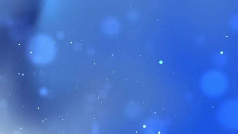 Blurred blue background with bokeh lights, perfect for website banners Stock Footage 316831819