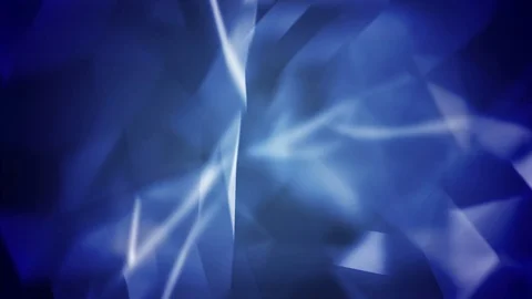 Blurred Blue Polygon Triangles Stock Footage 69913693
