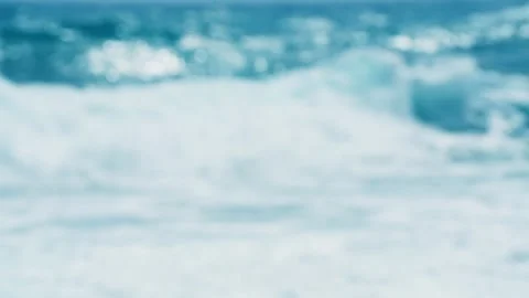 Blurred blue sea abstract background. Stock Footage 243115792