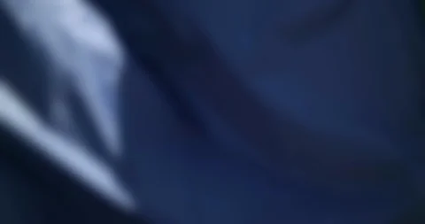 Blurred blue tent blowing in the wind  slow motion graphics element Stock Footage 130153602