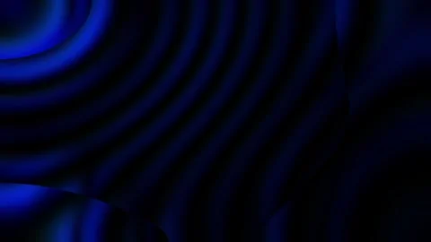 Blurred blue waves move softly Stock Footage 345448855