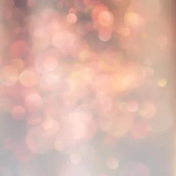 Blurred bokeh background orange and beige magical circles abstract out of focus Stock Illustration