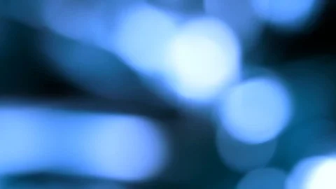 Blurred bokeh burning fire. blue tone Stock Footage 87657404