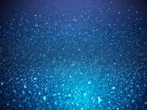 Blurred bokeh light on dark blue background. Stock Illustration