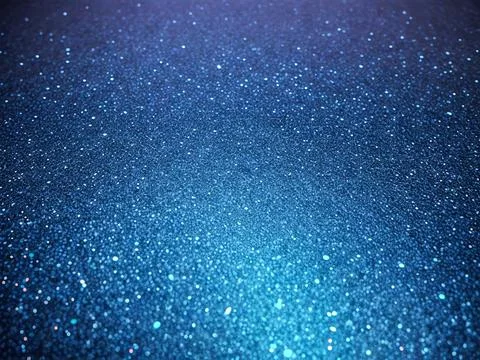 Blurred bokeh light on dark blue background. Stock Illustration