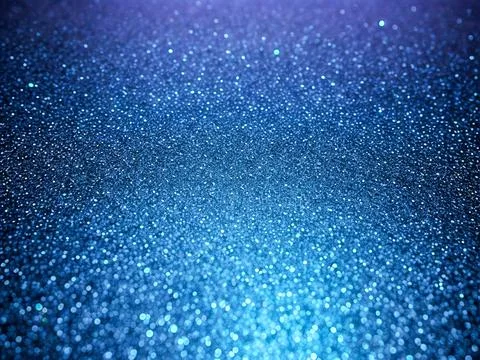 Blurred bokeh light on dark blue background. Stock Illustration